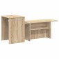vidaXL Τραπέζι κονσόλας Δρύς Sonoma 91,5 x 35 x 38,5 εκ