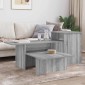 vidaXL Τραπέζι κονσόλας Γκρίζο Σονομα 91,5 x 35 x 38,5 εκ