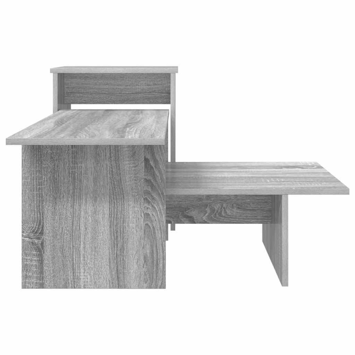 vidaXL Τραπέζι κονσόλας Γκρίζο Σονομα 91,5 x 35 x 38,5 εκ