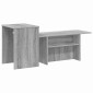 vidaXL Τραπέζι κονσόλας Γκρίζο Σονομα 91,5 x 35 x 38,5 εκ