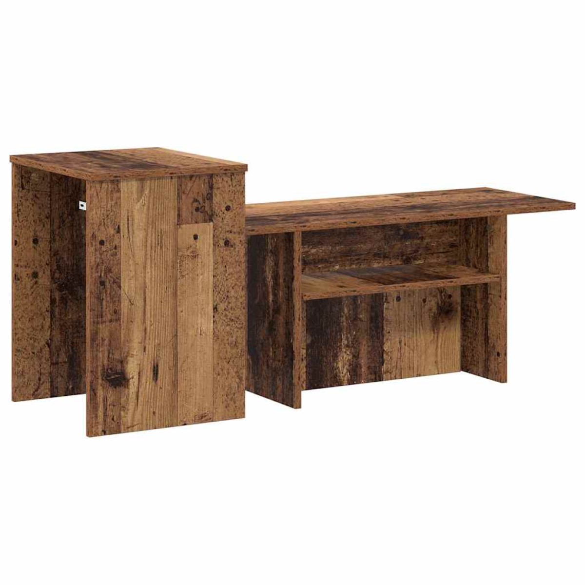 vidaXL Τραπέζι κονσόλας Παλιό ξύλο 91,5 x 35 x 38,5 εκ