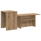 vidaXL Τραπέζι κονσόλας Artisan Oak 91,5 x 35 x 38,5 εκ