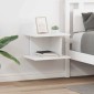 vidaXL Κομοδίνο 2 τμχ. Λευκό 40 x 30 x 25 εκ Επεξεργασμένο Ξύλο