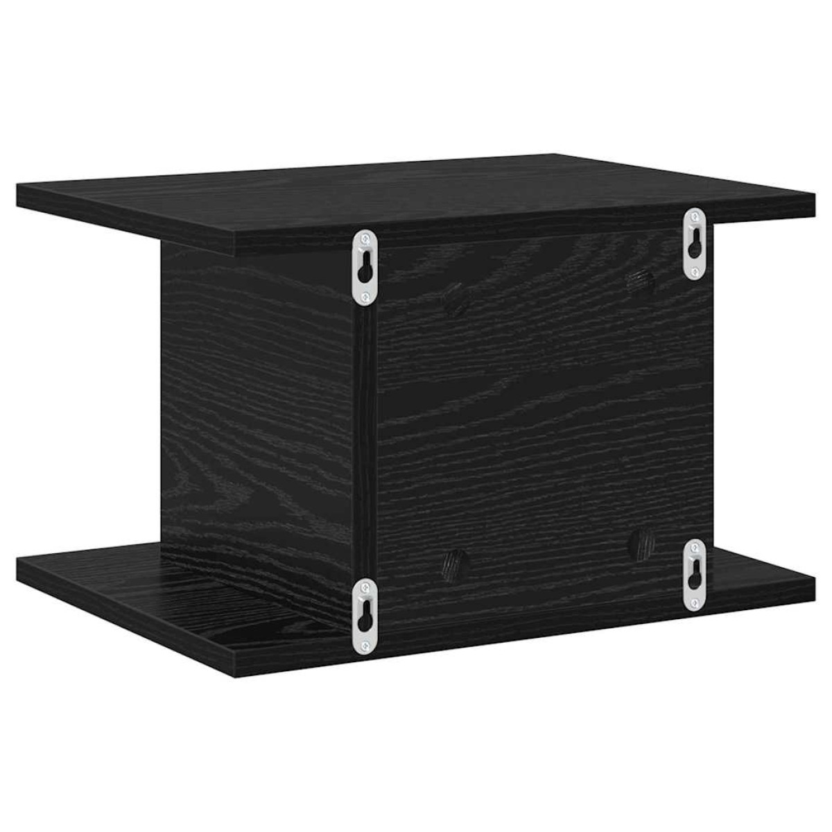vidaXL Κομοδίνο Μαύρη Οξυά 40 x 30 x 25 εκ Επεξεργασμένο Ξύλο