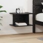 vidaXL Κομοδίνο Μαύρη Οξυά 40 x 30 x 25 εκ Επεξεργασμένο Ξύλο