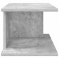 vidaXL Κομοδίνο Σκυρόδεμα Γκρι 40 x 30 x 25 εκ Επεξεργασμένο Ξύλο