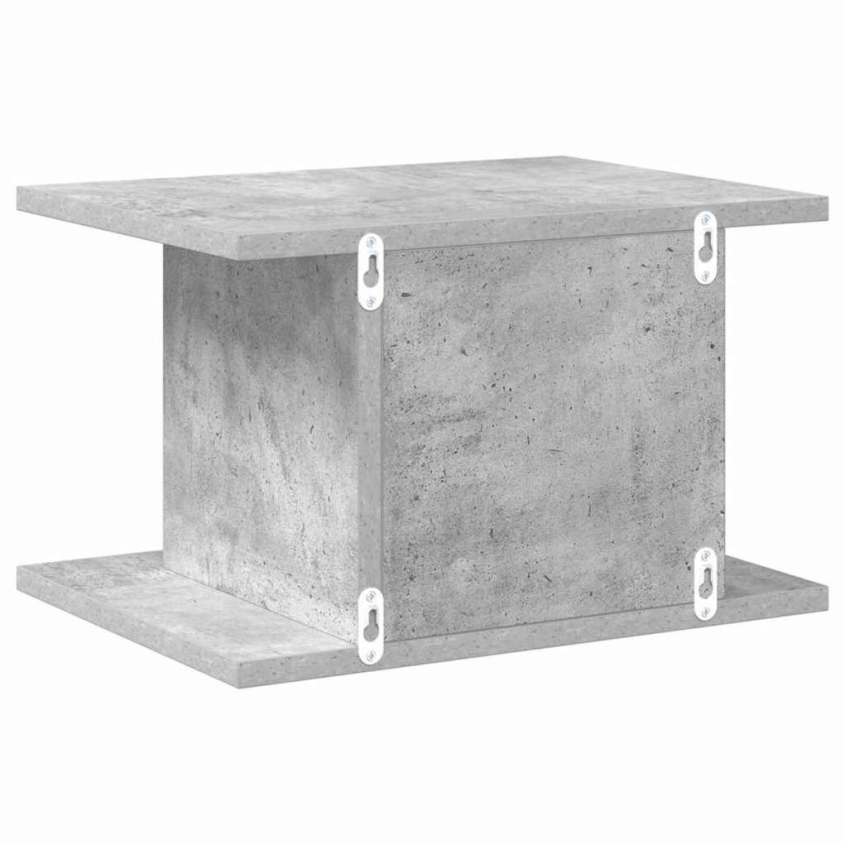 vidaXL Κομοδίνο Σκυρόδεμα Γκρι 40 x 30 x 25 εκ Επεξεργασμένο Ξύλο