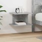 vidaXL Κομοδίνο Σκυρόδεμα Γκρι 40 x 30 x 25 εκ Επεξεργασμένο Ξύλο