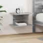 vidaXL Κομοδίνο Γκρίζο Σονομα 40 x 30 x 25 εκ Επεξεργασμένο Ξύλο