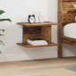 vidaXL Κομοδίνο Παλιό ξύλο 40 x 30 x 25 εκ Επεξεργασμένο Ξύλο