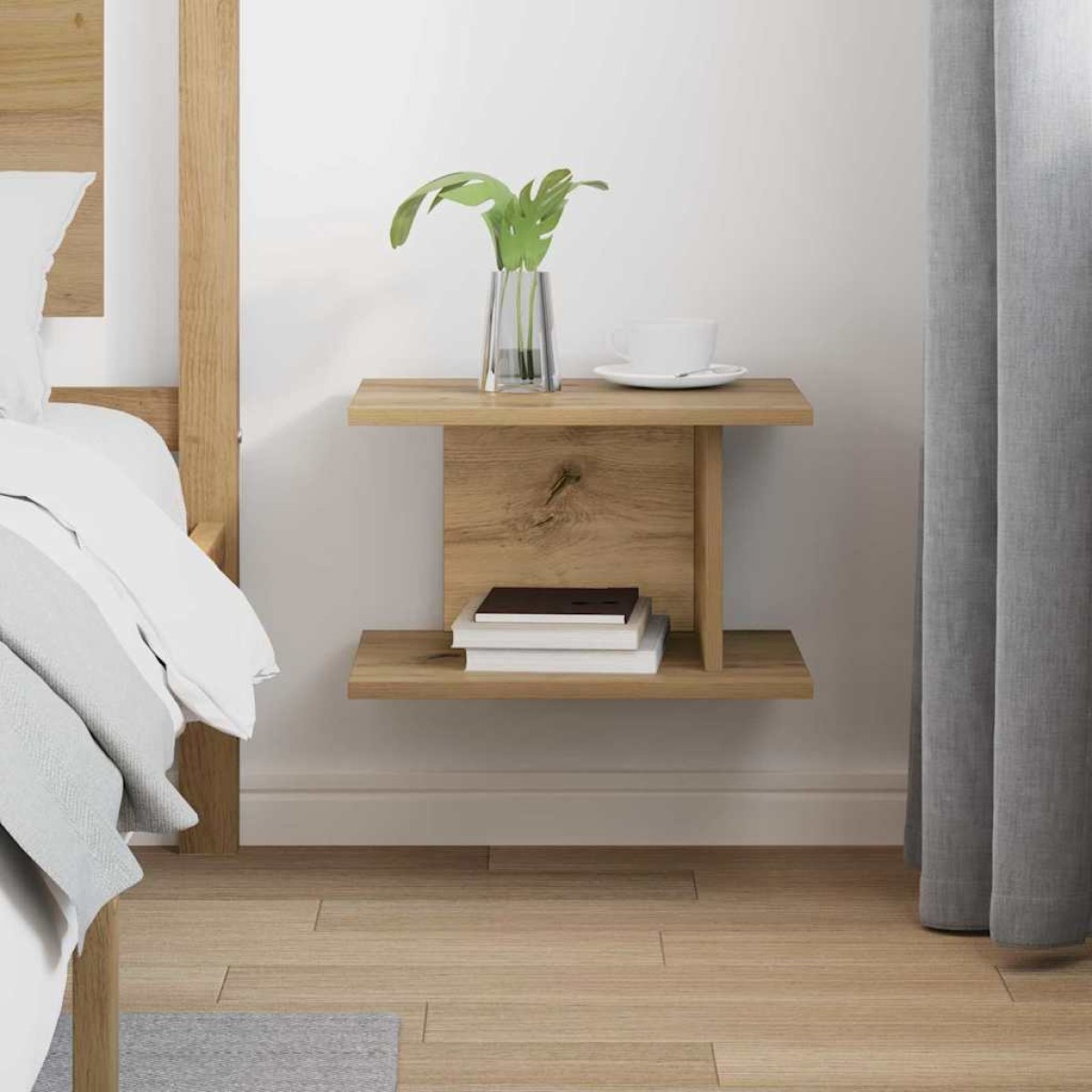 vidaXL Κομοδίνο Artisan Oak 40 x 30 x 25 εκ Επεξεργασμένο Ξύλο