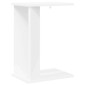 vidaXL End Table Λευκό 35 x 25 x 50 εκ Επεξεργασμένο Ξύλο