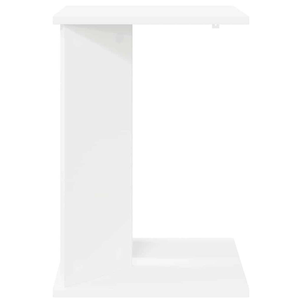 vidaXL End Table Λευκό 35 x 25 x 50 εκ Επεξεργασμένο Ξύλο
