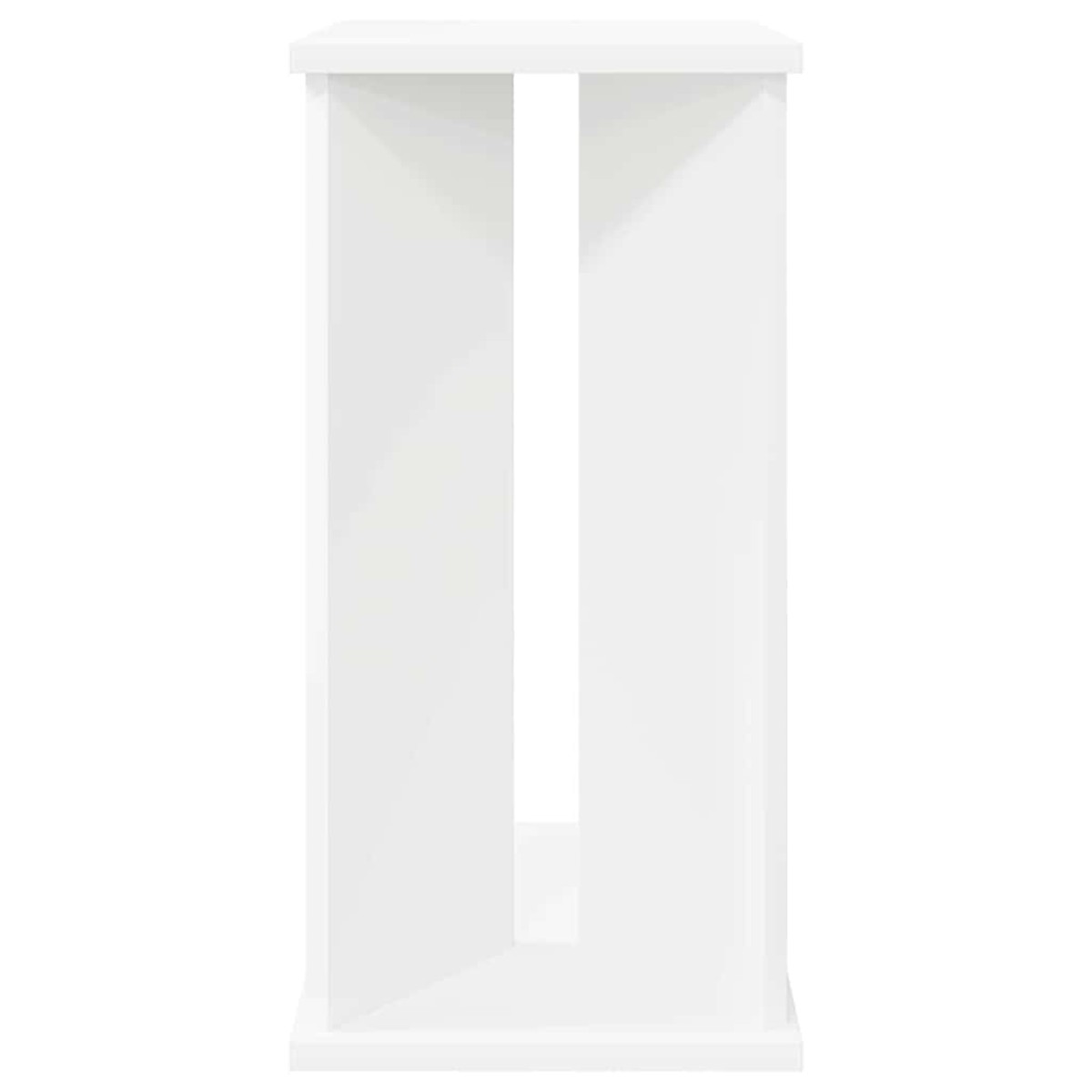vidaXL End Table Λευκό 35 x 25 x 50 εκ Επεξεργασμένο Ξύλο
