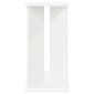 vidaXL End Table Λευκό 35 x 25 x 50 εκ Επεξεργασμένο Ξύλο