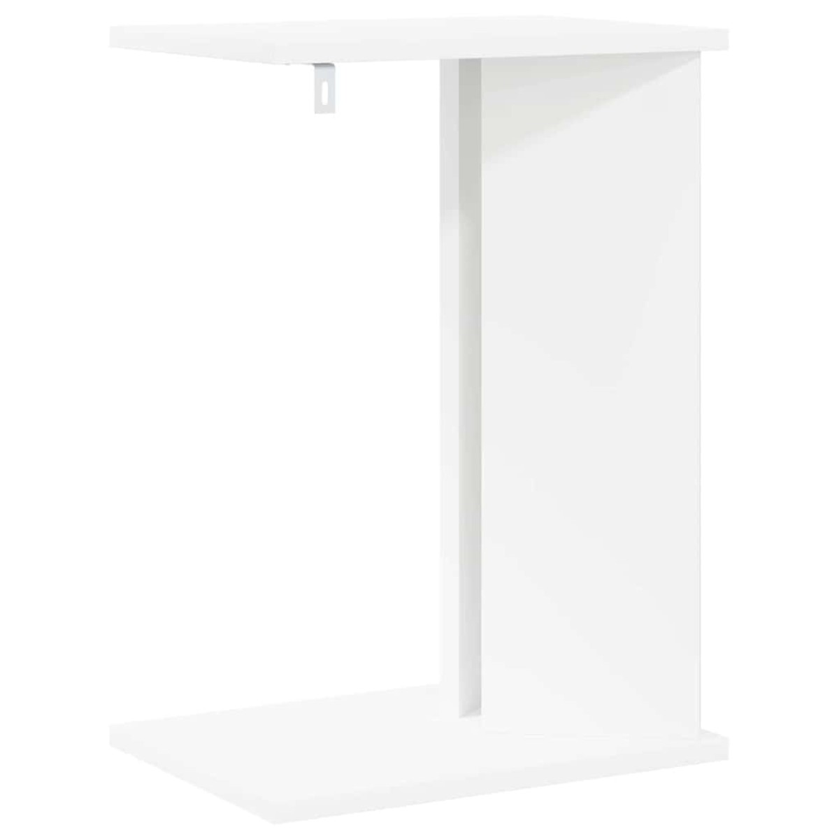 vidaXL End Table Λευκό 35 x 25 x 50 εκ Επεξεργασμένο Ξύλο