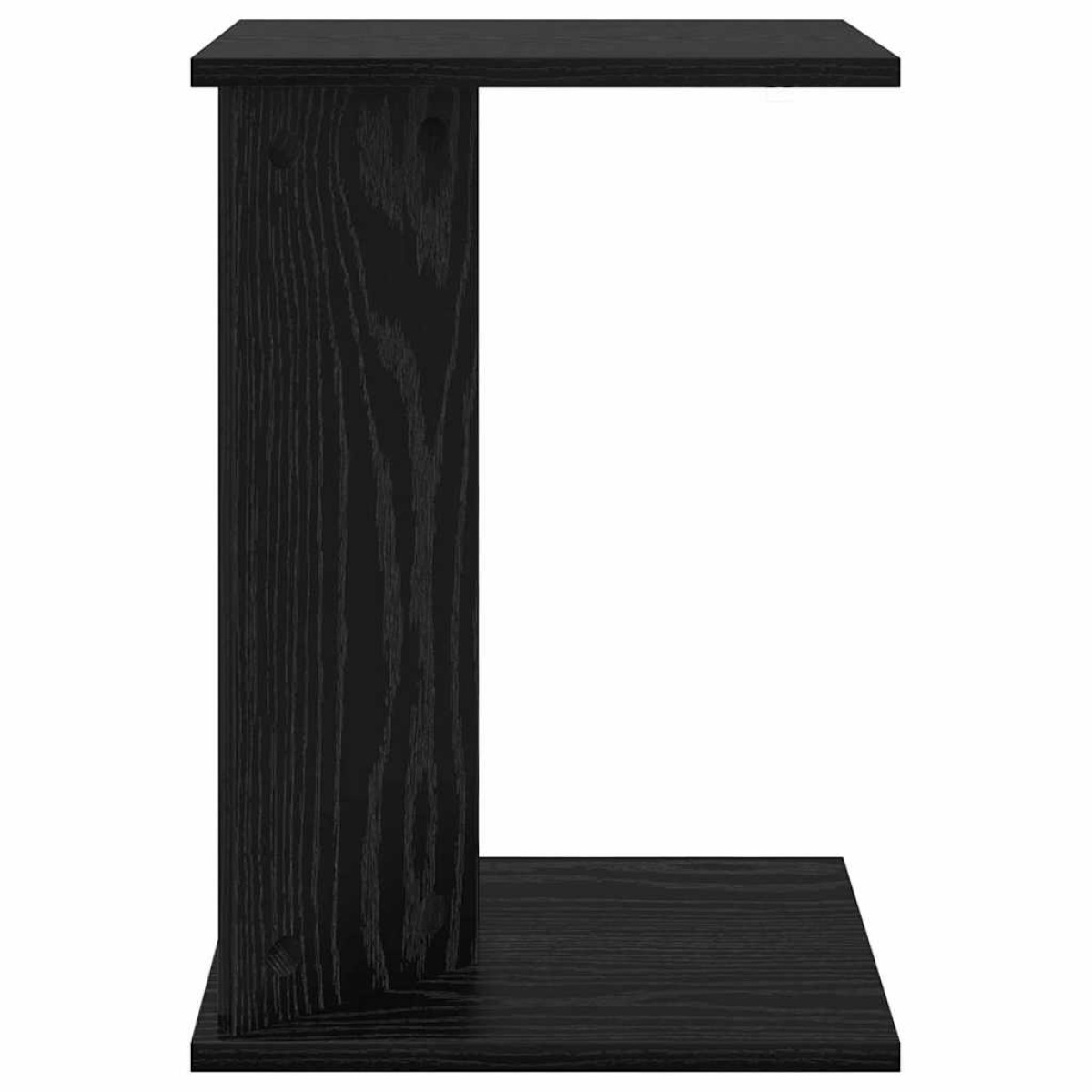 vidaXL End Table Μαύρη Οξυά 35 x 25 x 50 εκ Επεξεργασμένο Ξύλο