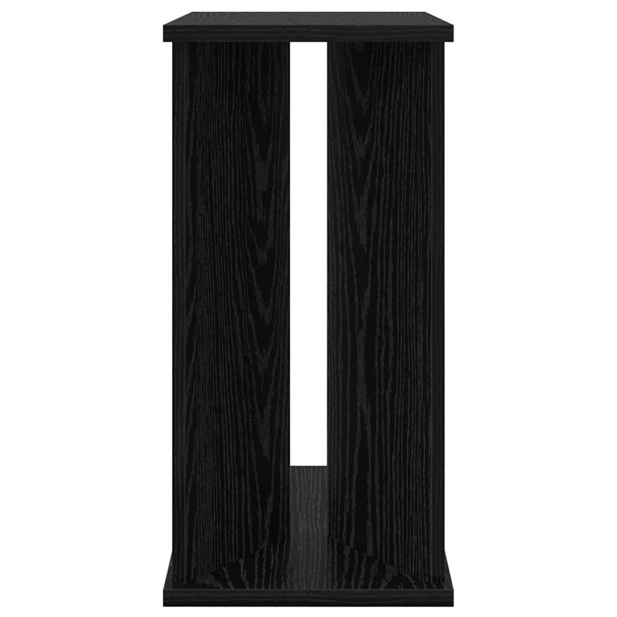 vidaXL End Table Μαύρη Οξυά 35 x 25 x 50 εκ Επεξεργασμένο Ξύλο