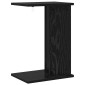 vidaXL End Table Μαύρη Οξυά 35 x 25 x 50 εκ Επεξεργασμένο Ξύλο