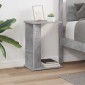 vidaXL End Table Σκυρόδεμα Γκρι 35 x 25 x 50 εκ Επεξεργασμένο Ξύλο