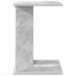 vidaXL End Table Σκυρόδεμα Γκρι 35 x 25 x 50 εκ Επεξεργασμένο Ξύλο