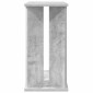 vidaXL End Table Σκυρόδεμα Γκρι 35 x 25 x 50 εκ Επεξεργασμένο Ξύλο