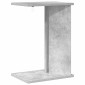 vidaXL End Table Σκυρόδεμα Γκρι 35 x 25 x 50 εκ Επεξεργασμένο Ξύλο