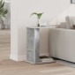 vidaXL End Table Σκυρόδεμα Γκρι 35 x 25 x 50 εκ Επεξεργασμένο Ξύλο