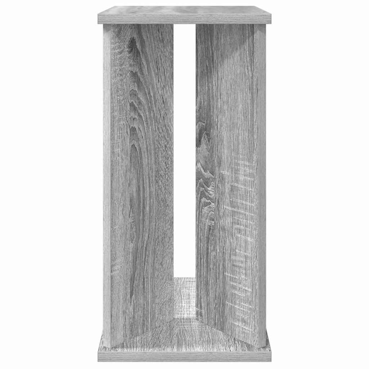 vidaXL End Table Γκρίζο Σονομα 35 x 25 x 50 εκ Επεξεργασμένο Ξύλο