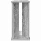vidaXL End Table Γκρίζο Σονομα 35 x 25 x 50 εκ Επεξεργασμένο Ξύλο
