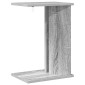 vidaXL End Table Γκρίζο Σονομα 35 x 25 x 50 εκ Επεξεργασμένο Ξύλο
