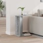 vidaXL End Table Γκρίζο Σονομα 35 x 25 x 50 εκ Επεξεργασμένο Ξύλο