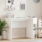 vidaXL Γραφείο Λευκό Επεξεργασμένο Ξύλο 109 x 50 x 78 εκ