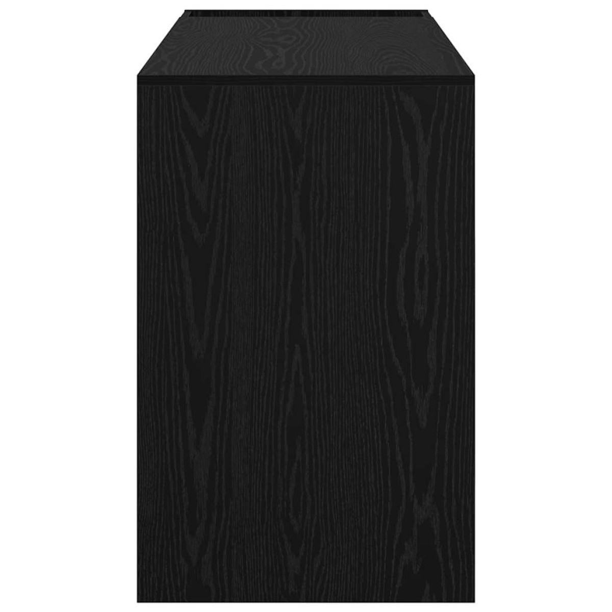 vidaXL Γραφείο Μαύρη Οξυά Επεξεργασμένο Ξύλο 109 x 50 x 78 εκ
