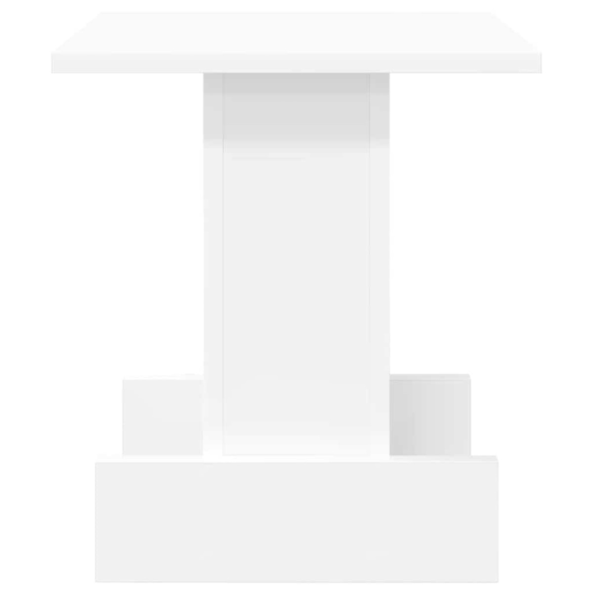 vidaXL End Table Λευκό 35,5 x 35 x 40 εκ Επεξεργασμένο Ξύλο