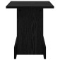 vidaXL End Table Μαύρη Οξυά 35,5 x 35 x 40 εκ Επεξεργασμένο Ξύλο