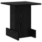 vidaXL End Table Μαύρη Οξυά 35,5 x 35 x 40 εκ Επεξεργασμένο Ξύλο