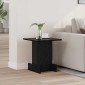 vidaXL End Table Μαύρη Οξυά 35,5 x 35 x 40 εκ Επεξεργασμένο Ξύλο