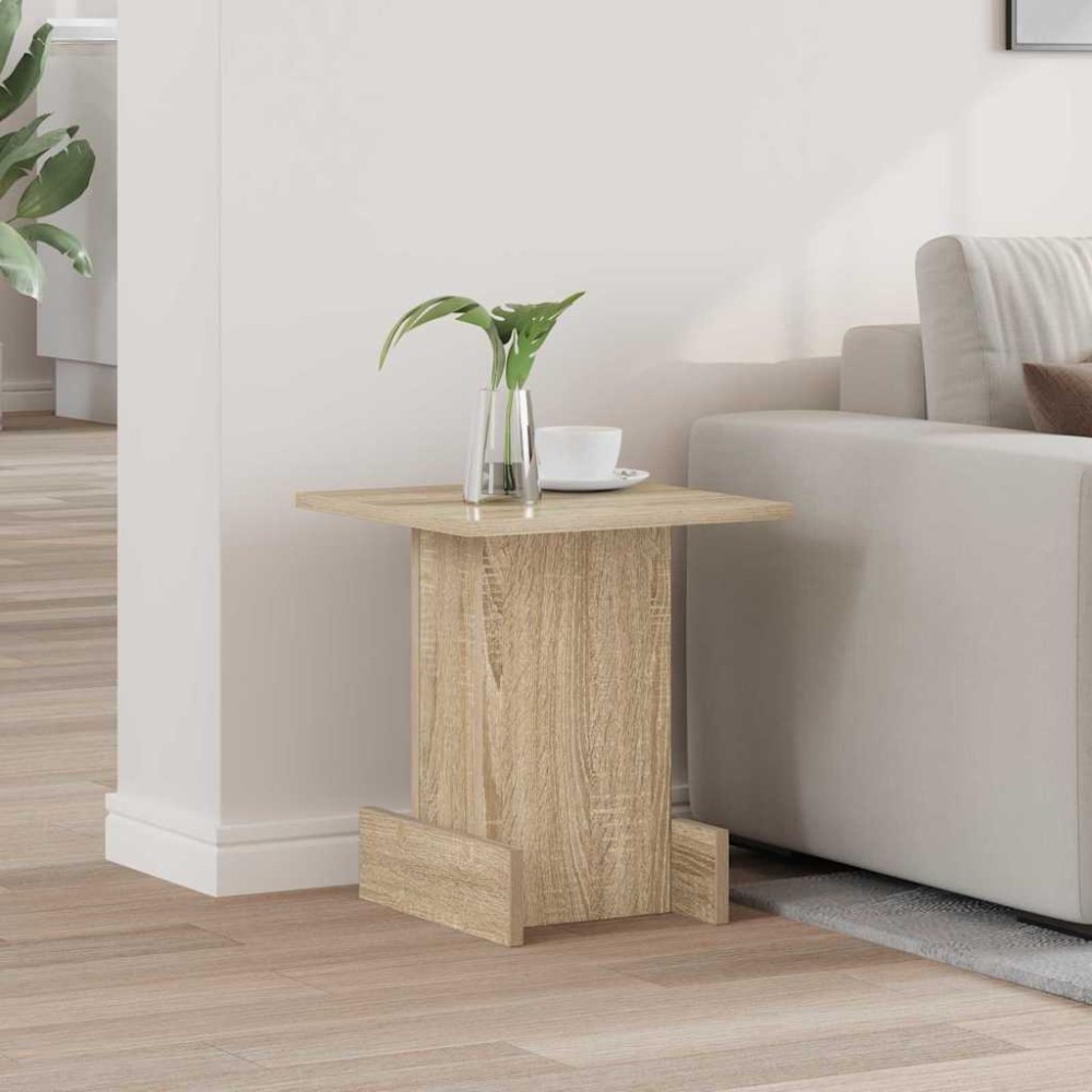 vidaXL End Table Δρύς Sonoma 35,5 x 35 x 40 εκ Επεξεργασμένο Ξύλο