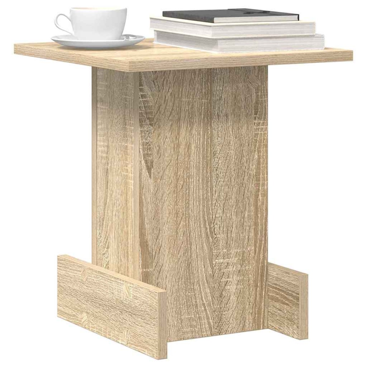 vidaXL End Table Δρύς Sonoma 35,5 x 35 x 40 εκ Επεξεργασμένο Ξύλο