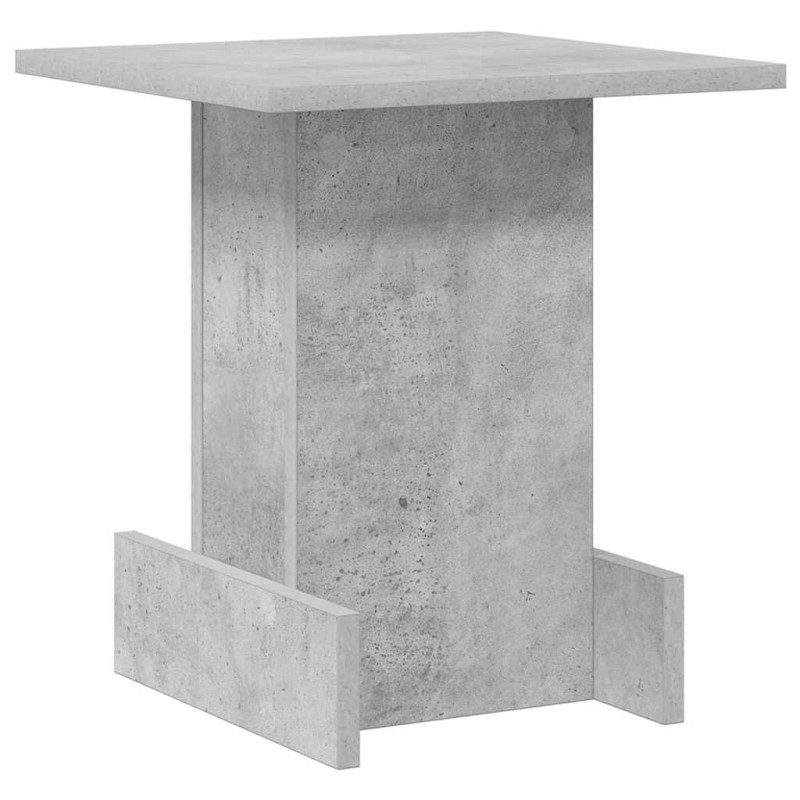 vidaXL End Table Σκυρόδεμα Γκρι 35,5 x 35 x 40 εκ Επεξεργασμένο Ξύλο