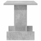 vidaXL End Table Σκυρόδεμα Γκρι 35,5 x 35 x 40 εκ Επεξεργασμένο Ξύλο