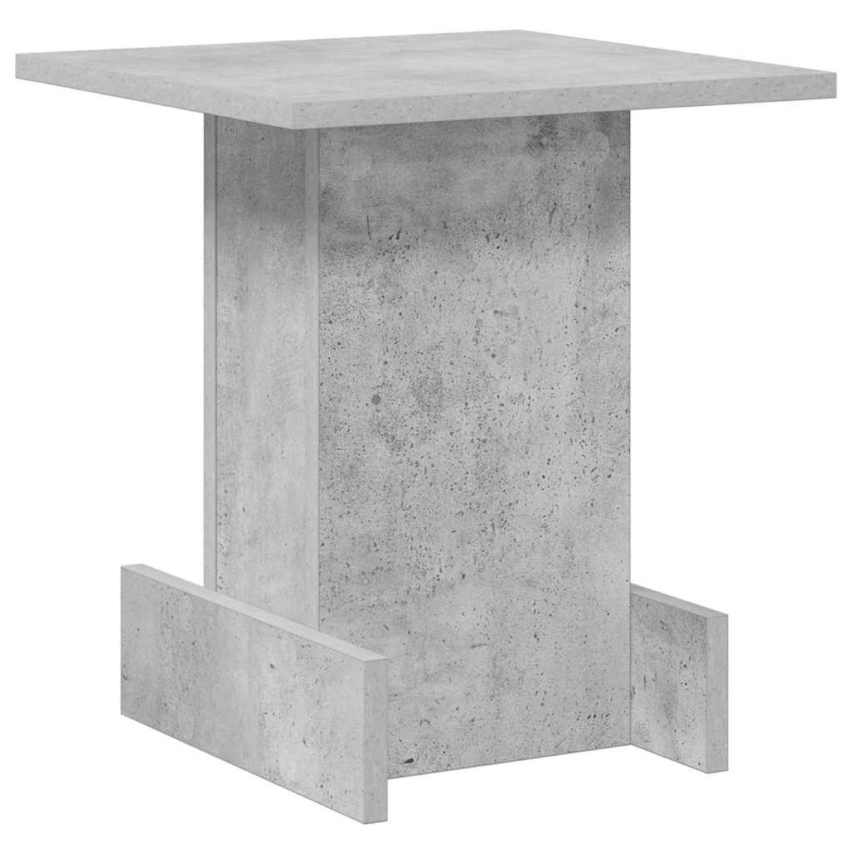 vidaXL End Table Σκυρόδεμα Γκρι 35,5 x 35 x 40 εκ Επεξεργασμένο Ξύλο