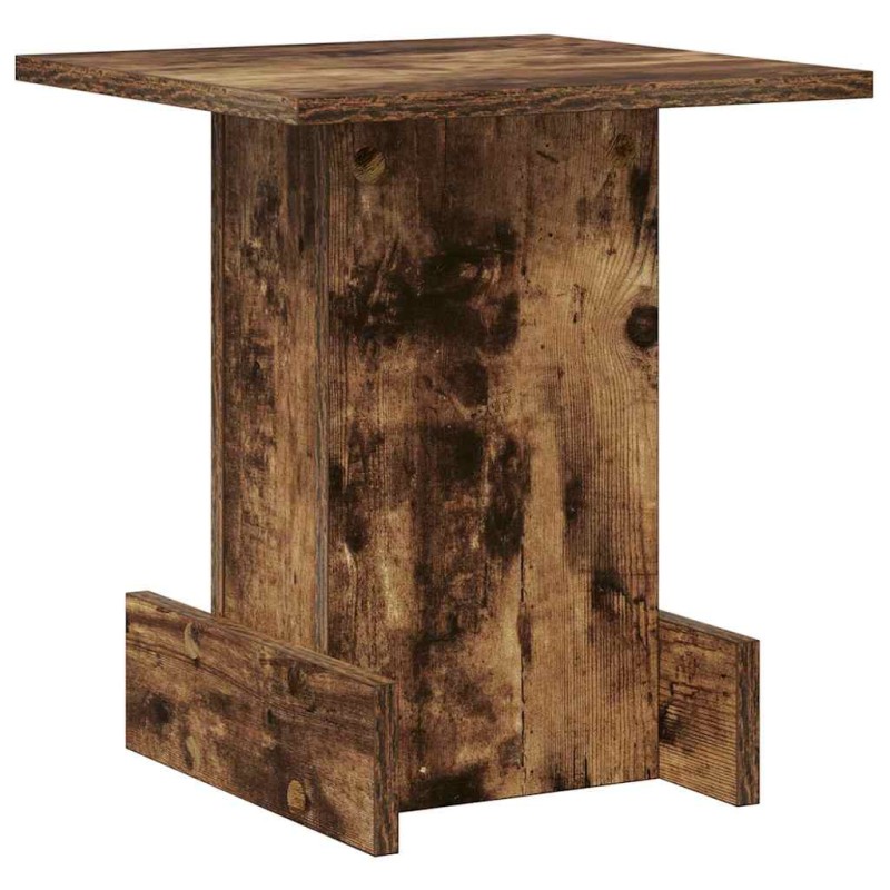 vidaXL End Table Καπνιστό Δρύς 35,5 x 35 x 40 εκ Επεξεργασμένο Ξύλο