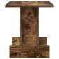 vidaXL End Table Καπνιστό Δρύς 35,5 x 35 x 40 εκ Επεξεργασμένο Ξύλο