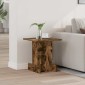 vidaXL End Table Καπνιστό Δρύς 35,5 x 35 x 40 εκ Επεξεργασμένο Ξύλο