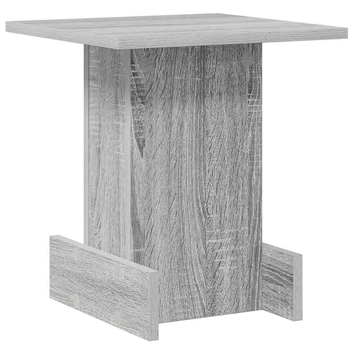 vidaXL End Table Γκρίζο Σονομα 35,5 x 35 x 40 εκ Επεξεργασμένο Ξύλο