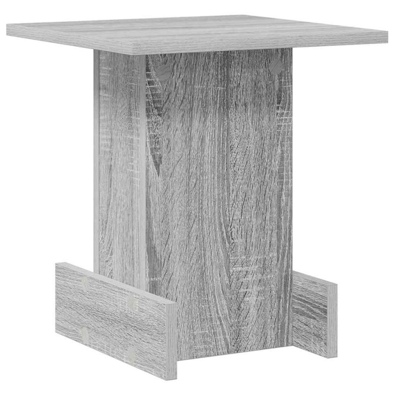 vidaXL End Table Γκρίζο Σονομα 35,5 x 35 x 40 εκ Επεξεργασμένο Ξύλο