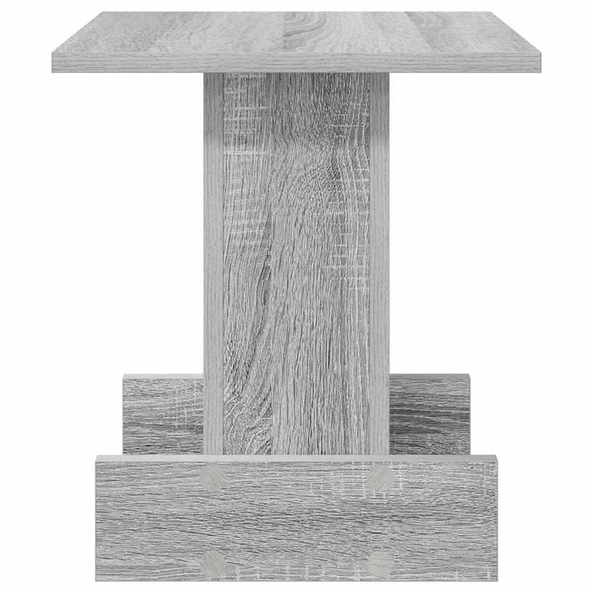 vidaXL End Table Γκρίζο Σονομα 35,5 x 35 x 40 εκ Επεξεργασμένο Ξύλο