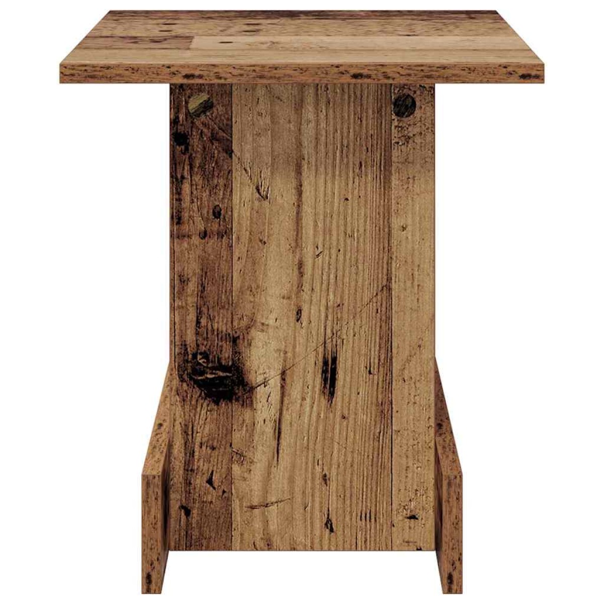 vidaXL End Table Παλιό ξύλο 35,5 x 35 x 40 εκ Επεξεργασμένο Ξύλο